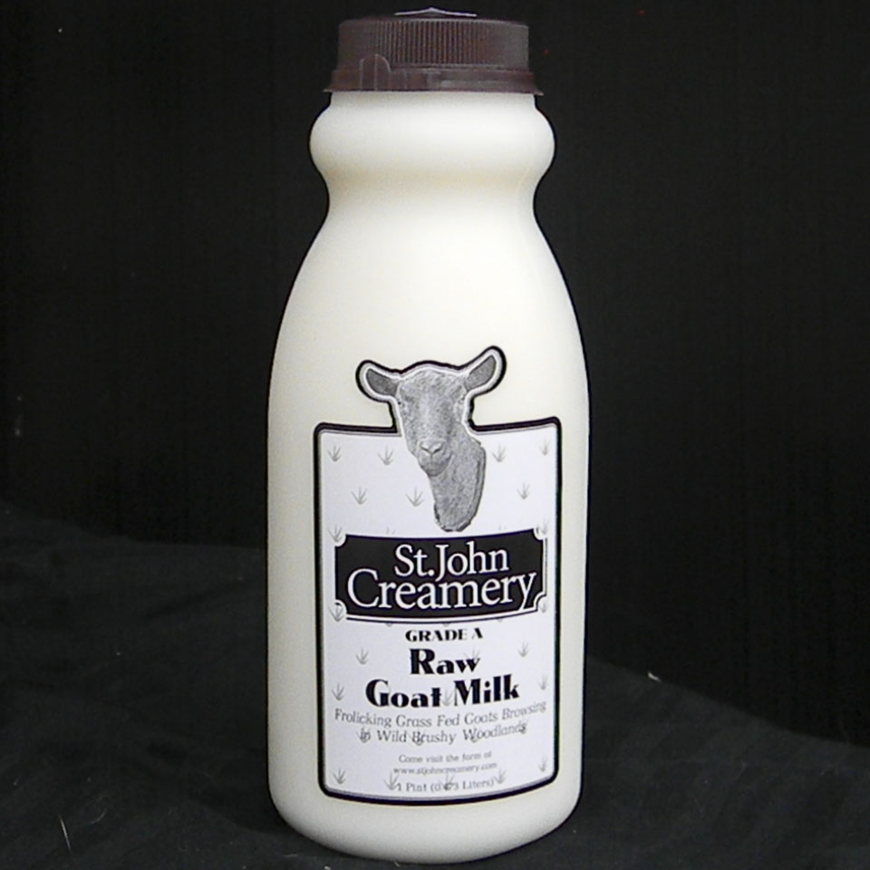 Raw Goat Milk St John s Creamery